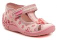 Vi-GGa-Mi ružové detské plátené sandálky Marisia - nadmerná veľkosť - Detská obuv | vychádzková - Farba ružová.