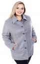 DORKA - flaušový kabátik - nadmerná veľkosť - Kabáty a bundy | kabáty - číselné veľkosti 44.