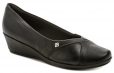 Piccadilly 144050-4 čierne dámske lodičky na klinu - nadmerná veľkosť - Dámska obuv | lodičky - Farba čierna.