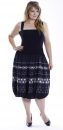 šaty / sukne 2v1 - nadmerná veľkosť - Šaty | Strih Oversized - Barva_DOD tm. modrá.