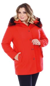 ALICE - flaušové paleto - nadmerná veľkosť - Kabáty a bundy | kabáty - číselné veľkosti 44.