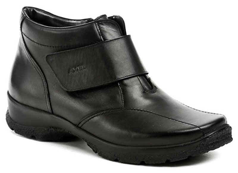 Axel AX4120 dámske zimný topánky šírka H - nadmerná veľkosť - Dámska obuv | čižmy - Farba čierna.