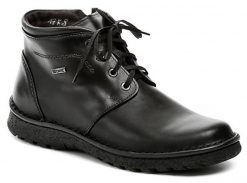Bukat 208 čierne pánske zimný topánky - nadmerná veľkosť - Pánska obuv | zimný - Farba čierna.