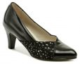 De plus 9818-6096 čierne dámske podměrné lodičky - nadmerná veľkosť - Dámska obuv | lodičky - Farba čierna.