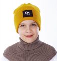 Detská dvojitá čiapka s nášivkou - nadmerná veľkosť - Detské oblečenie | Detské oblečenie - číselné veľkosti UNI.