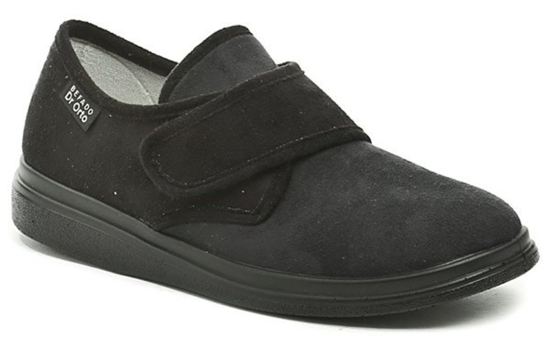 Dr. Orto 131M004 čierne pánske zdravotné topánky - nadmerná veľkosť - Pánska obuv | nazouváky - Farba čierna.