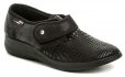 Gaviga 4340-S čierne dámske zdravotné topánky - nadmerná veľkosť - Dámska obuv | poltopánky - Farba čierna.