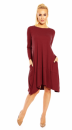 HANNA ANGORA - úpletové šaty - nadmerná veľkosť - Šaty | Asymetrický strih -  2XL.