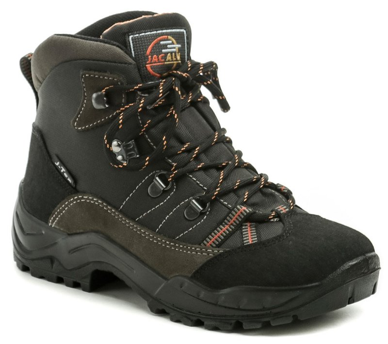 Jacalu A2622z41 šedé pánske zimný trackingové topánky - nadmerná veľkosť - Pánska obuv | zimný - Farba sivá.