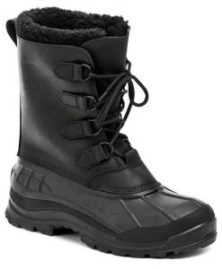 Kamik Alborg Black pánske zimný topánky - nadmerná veľkosť - Pánska obuv | zimný - Farba čierna.
