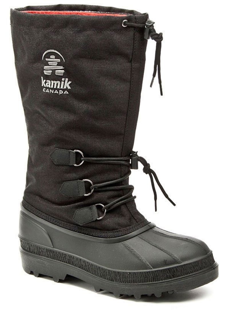 KAMIK Canuck black pánske zimný snehule - nadmerná veľkosť - Pánska obuv | zimný - Farba čierna.