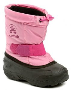 Kamik TickleEU ružová detské zimný snehulky - nadmerná veľkosť - Detská obuv | snehule - Farba ružová.