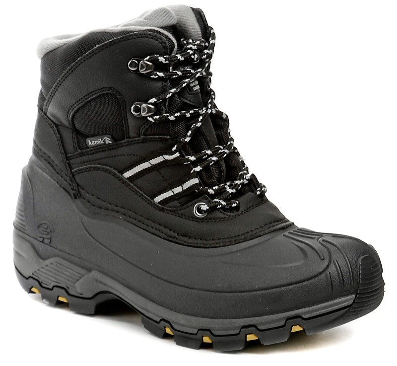 Kamik Warrior 2 black pánske zimný topánky - nadmerná veľkosť - Pánska obuv | zimný - Farba čierna.