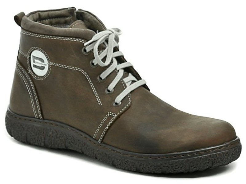 Koma 03M1305 hnedé pánske zimný topánky - nadmerná veľkosť - Pánska obuv | zimný - Farba hnedá.