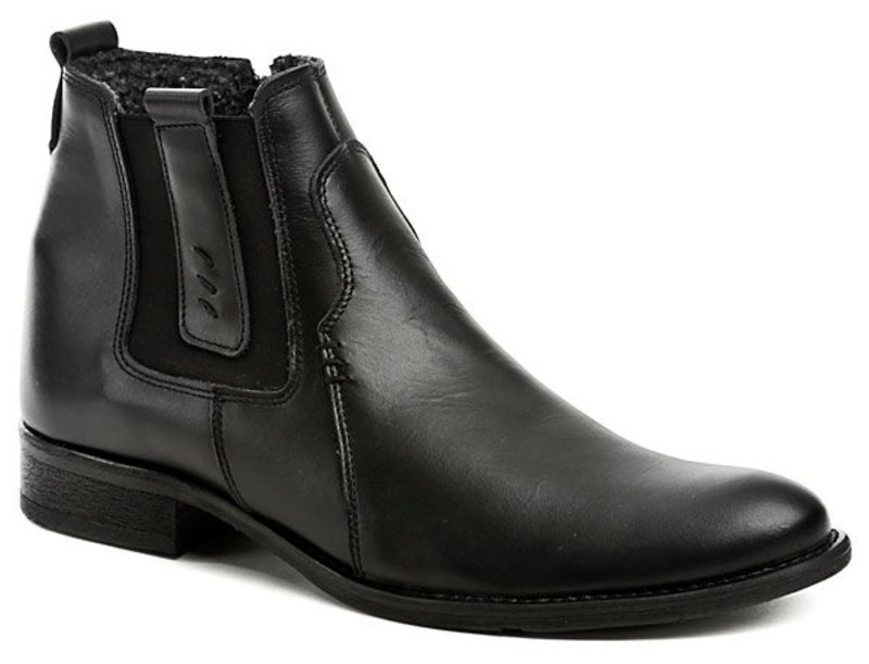 Koma 1091 čierne pánske zimný topánky - nadmerná veľkosť - Pánska obuv | zimný - Farba čierna.