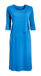 LENKA šaty krátky rukáv 110 cm - nadmerná veľkosť - Šaty | vrstvený vzhľad - číselné veľkosti 44.