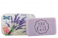 LEVANDULE 1 - mydlo v plechové krabičke - nadmerná veľkosť - Darčeková kozmetika | Pre ženy - číselné veľkosti UNI.