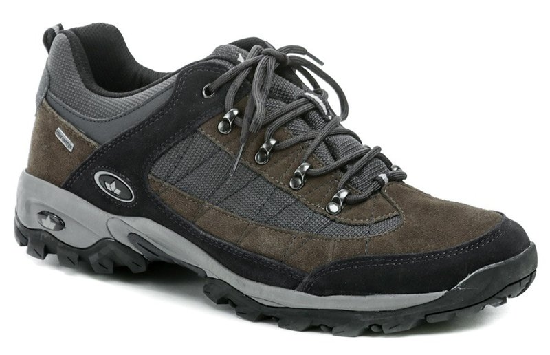 Lico 210071 čierno hnedé pánske trekingové topánky - nadmerná veľkosť - Pánska obuv | zimný - Farba čierna / hnedá.