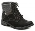 Mintaka 921290-1 čierne dámske zimný topánky - nadmerná veľkosť - Dámska obuv | volnocasova - Farba čierna.