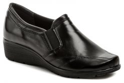 Mintaka 92621-1 čierne dámske poltopánky - nadmerná veľkosť - Dámska obuv | poltopánky - Farba čierna.