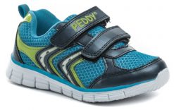 Peddy P2-518-27-13 modré detské tenisky - nadmerná veľkosť - Detská obuv | zimná - Farba modrá / bledo modrá.