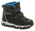 Peddy P3-631-37-10 čierno modré detské zimný topánky - nadmerná veľkosť - Detská obuv | zimná - Farba čierna / modrá.