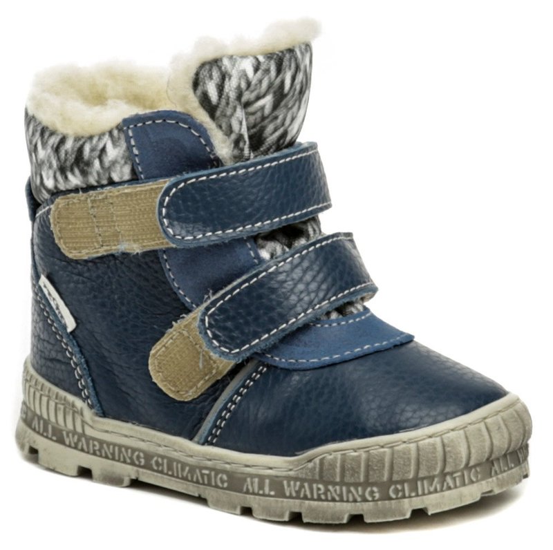 Pegres 1702 modrá detská zimný obuv - nadmerná veľkosť - Detská obuv | snehule - Farba modrá.