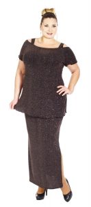 PERLA - spoločenská sukňa 90 - 95 cm - nadmerná veľkosť - Sukne | sukne - číselné veľkosti 44.