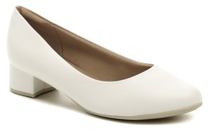 Piccadilly 140110 biele dámske lodičky - nadmerná veľkosť - Dámska obuv | lodičky - Farba biela.