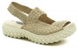 Rock Spring Tropicana béžová dámska gumičkový obuv - nadmerná veľkosť - Dámska obuv | letná obuv - Farba béžová.
