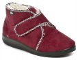 Rogallo 4372-013 bordó dámske zimný papuče - nadmerná veľkosť - Dámska obuv | nazouváky - Farba bordó.