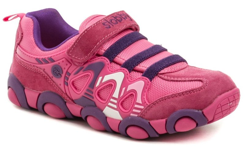 Slobby 47-00709-S1 ružové detské tenisky - nadmerná veľkosť - Detská obuv | zimná - Farba ružová.