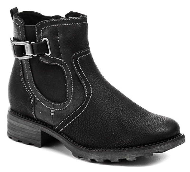 Tamaris 1-26414-29 čierne dámske zimný topánky - nadmerná veľkosť - Dámska obuv | čižmy - Farba čierna.