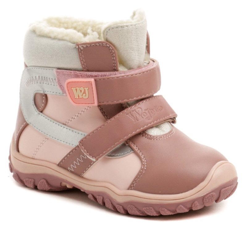 Wojtylko 1Z20048 ružové detské zimný topánky - nadmerná veľkosť - Detská obuv | zimná - Farba ružová.