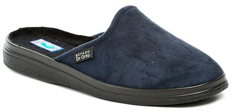 Dr. Orto 125M006 modré pánske nadmerné zdravotné papuče - nadmerná veľkosť - Pánska obuv | ostatné - Farba modrá.