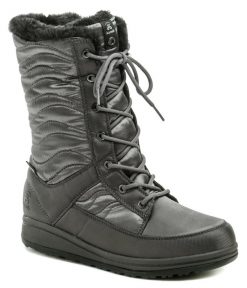 Kamik BAILEY 2 sivá dámska zimný obuv - nadmerná veľkosť - Dámska obuv | volnocasova - Farba sivá.