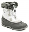 Kamik MomentumLO White dámska zimný obuv šírka H - nadmerná veľkosť - Dámska obuv | volnocasova - Farba biela/šedá.