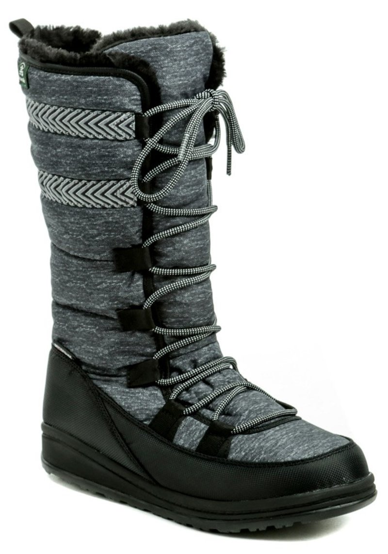 Kamik Vuplex Black dámska zimný obuv - nadmerná veľkosť - Dámska obuv | volnocasova - Farba čierna.