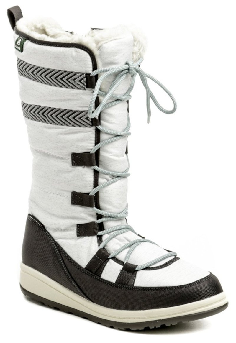 Kamik Vuplex White dámska zimný obuv - nadmerná veľkosť - Dámska obuv | volnocasova - Farba biela/čierna.