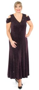 Meryl - šaty 120 - 125 cm - nadmerná veľkosť - Šaty | Princesový strih - číselné veľkosti 44.