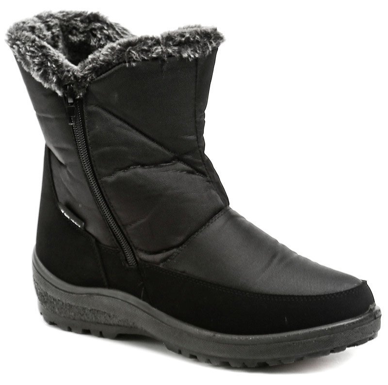 Scandi 56-0498-A1 čierna dámska zimný obuv - nadmerná veľkosť - Dámska obuv | volnocasova - Farba čierna.