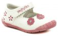 Wojtylko 1BA1088 biele dievčenská črievičky - nadmerná veľkosť - Detská obuv | sandále - Farba biela / fialová.