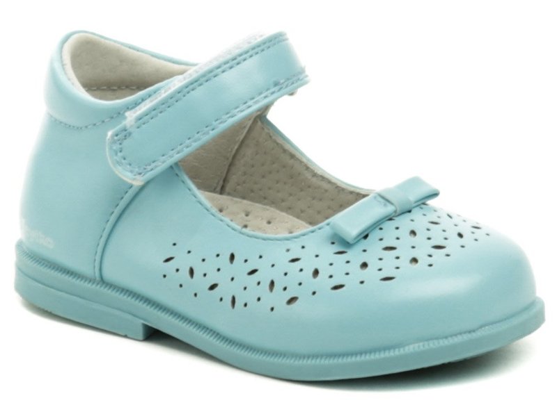 Wojtylko 1BA1288 modré dievčenská črievičky - nadmerná veľkosť - Detská obuv | sandále - Farba modrá.