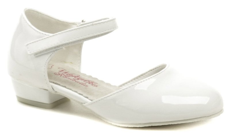 Wojtylko 3B1327 biele dievčenská črievičky - nadmerná veľkosť - Detská obuv | sandále - Farba biela.